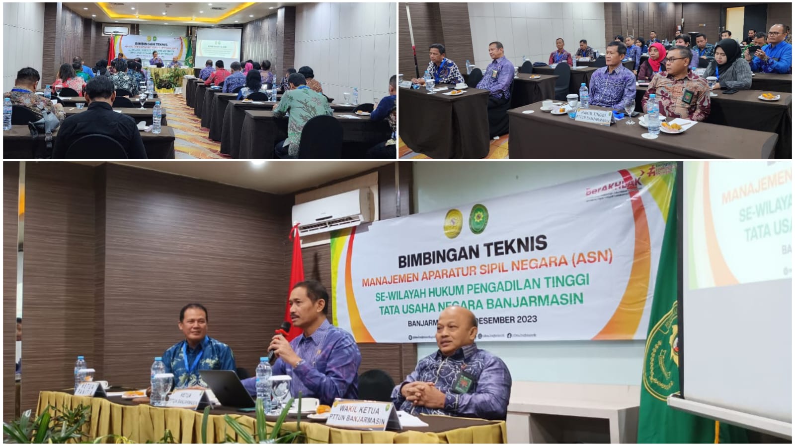 Bimbingan Teknis Manajemen Aparatur Sipil Negara (ASN) Se-Wilayah Hukum Pengadilan Tinggi Tata Usaha Negara Banjarmasin